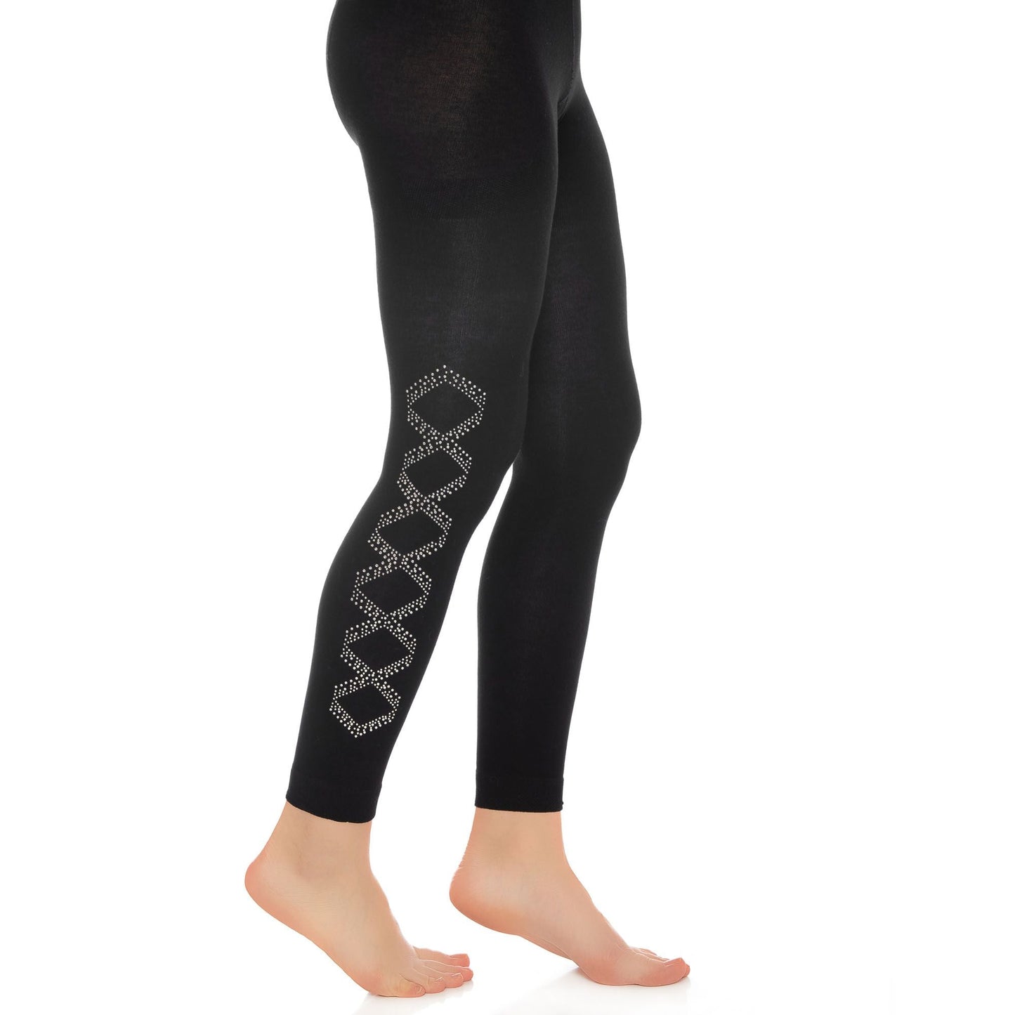 Bamboo Leggings for Women Soft Stretchy Full Length Elastic Leggings with Fancy Accessories