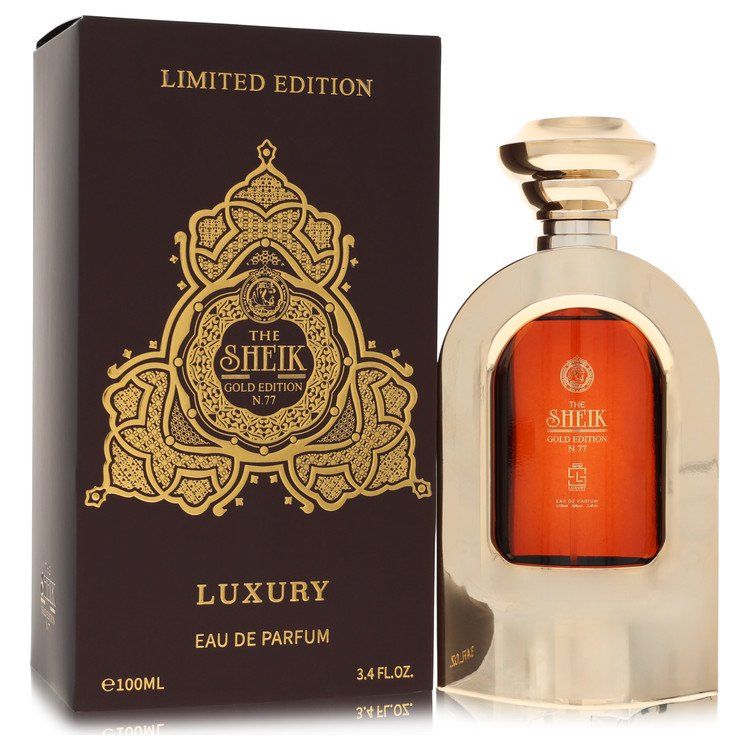 Khalis The Sheik N.77 Luxury Gold Edition by Khalis Eau De Parfum Spray