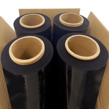18" x 1500' 80 Gauge 4 Rolls Pallet Wrap Stretch Film Hand Shrink Wrap 1500FT