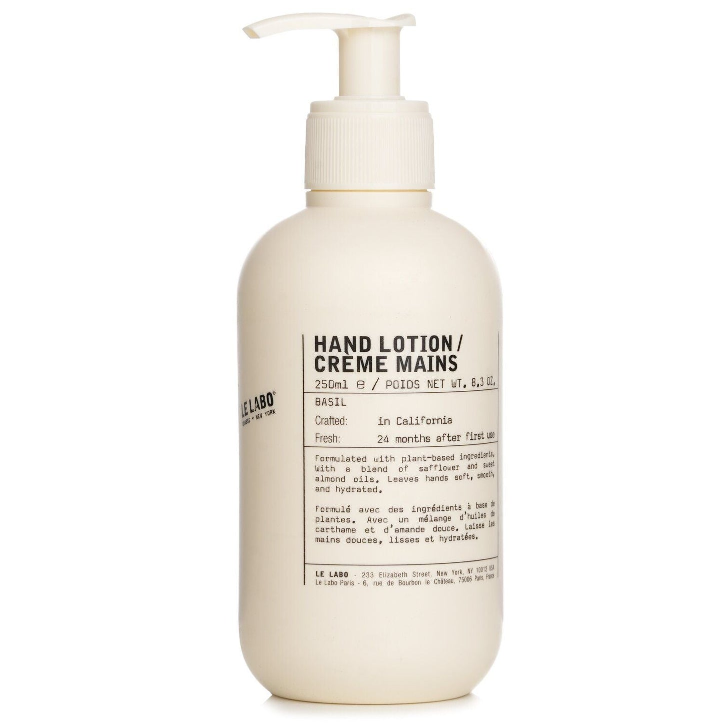 LE LABO - Basil Hand Lotion 117476 250ml/8.3oz