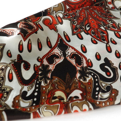 Blando Brown Distinctive Stylish Paisley Pattern Fashion Soft Natural Silky Scarf/Wrap/Shawl(Large)