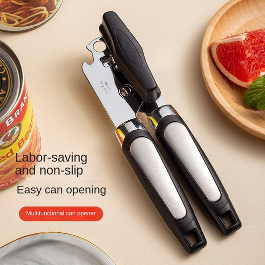 1pc Strong and Multifunctional Stainless Steel Can Opener and Bottle Opener - Perfect for Home Canning and Bottling