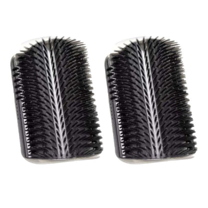 1/2pcs Corner Scrubber Cat Scratcher Massage Brush Scratcher Toy Cat Scratch Board, Wall Corner Cat Brush Pet Groomer Tool Brush Comb Pet Supplies