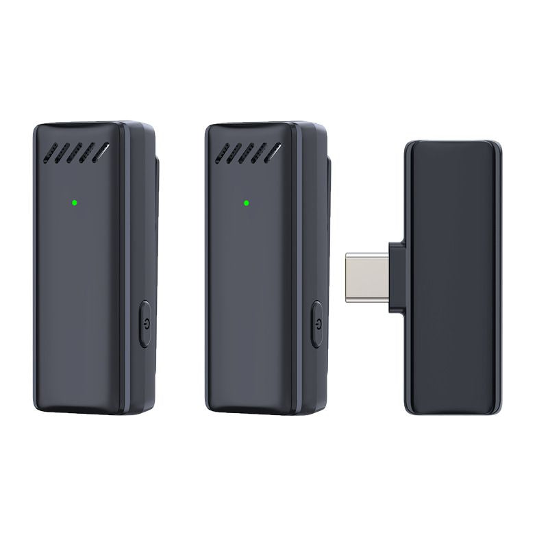 Cross border new wireless lavalier microphone with charging chamber; mobile phone live broadcast; outdoor recording; noise reduction radio microphone