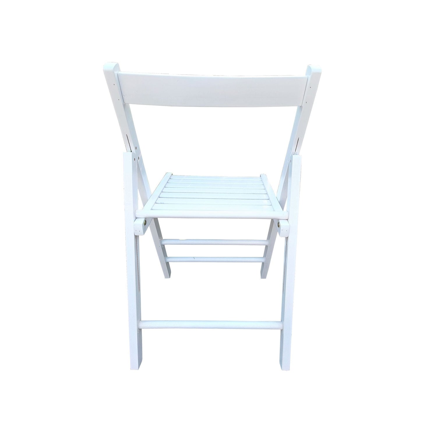 FOLDING CHAIR-2/S;  FOLDABLE STYLE -WHITE