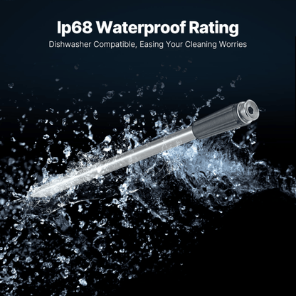 PSJX369 BBQ Meat Thermometer-SUS304 Stainless Steel with Bluetooth 5.2 Connectivity (700ft range), 24-hour battery life, 1-second response time. Features probe temperature display and audible alarm.