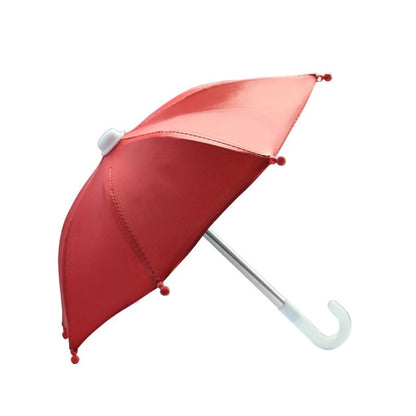 Motorcycle Bicycle Mobile Phone Holder Umbrella, Portable Waterproof Anti-permeability Mini Umbrella Smartphone Motorcycle Decoration Accessories