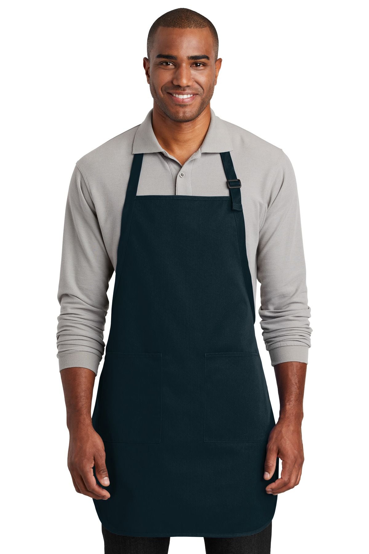 Port Authority Full-Length Two-Pocket Bib Apron A600