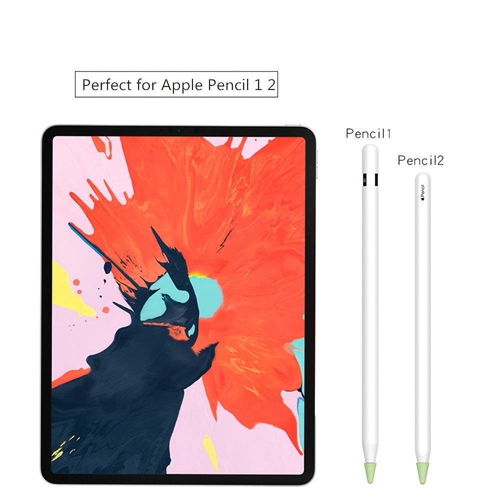 Silicone Replacement Tip Case For Apple Pencil 1/2 Touchscreen Stylus Pen Case Nib Protective Cover Skin For Apple Pencil