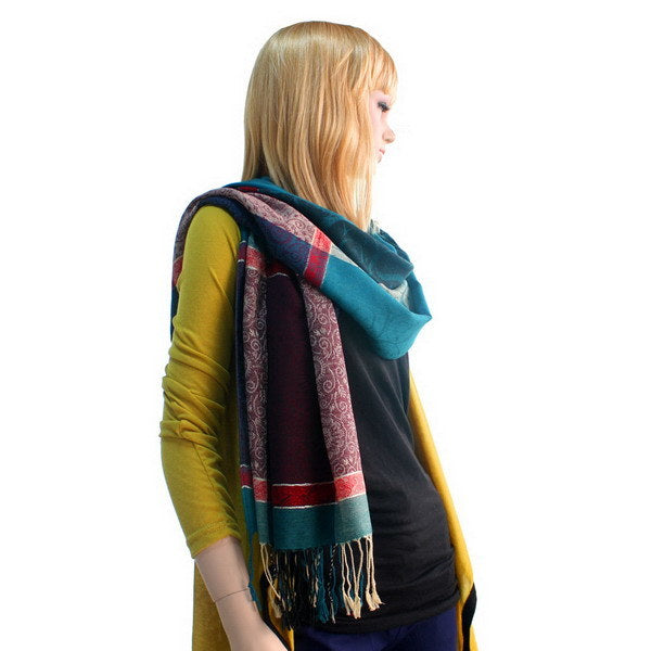 Blancho Bedding -Pa-a13-1 Fantasy Stars & Flowers Fashion Revitalized Style Luxurious Silky Soft Pashmina/Shawl/Scarf