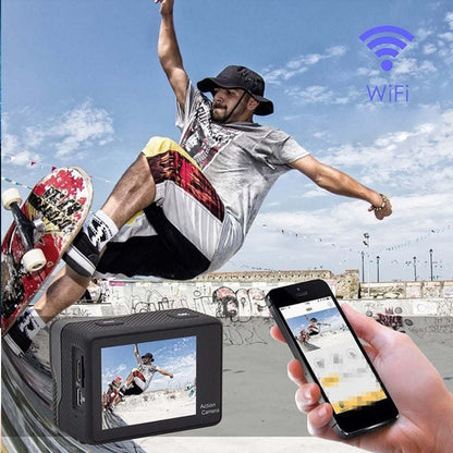 4K Action Pro Waterproof All Digital UHD WiFi Camera + RF Remote And Accessories