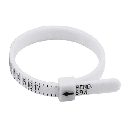 5pcs Ring Size Ruler Ring Measurement Tool Hand Ring Ring Size Measurement Ring Gauge Finger Gauge Real Tester