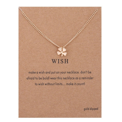 Fashion Jewelry Chain Four-leaf clover Necklace For Women Style 102
