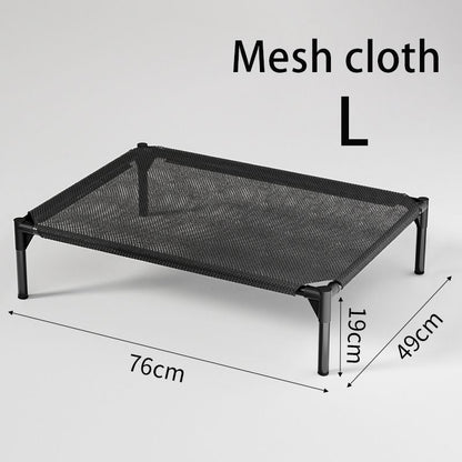 Pet Bed, No Assembly Required, Foldable, Portable, Waterproof & Moisture-Proof, Breathable & Antibacterial, All-Season Sleeping Mat for Cats and Dogs, Indoor & Outdoor Use