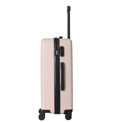 Luggage Sets ABS Hardshell 3pcs Luggage, Lightweight Durable Suitcase sets Spinner Wheels Suitcase 20''24''28'' (PINK)