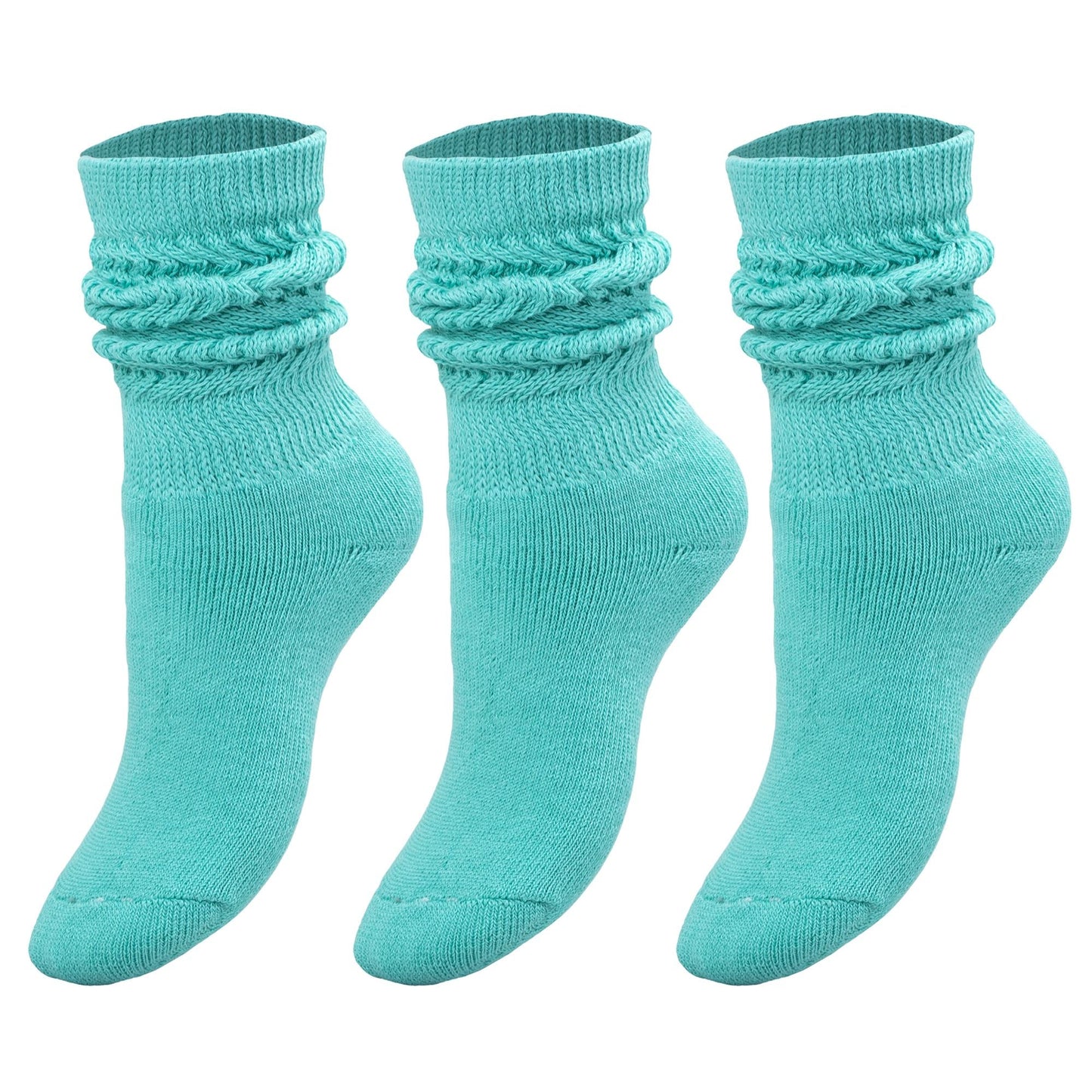 3 Pairs Kids Slouch Socks
