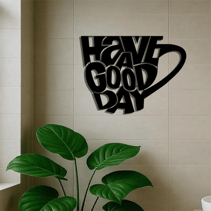 CIFbuy Modern iron Mug Wall Art Black Hanging Decor for Coffee Tea Lovers Kitchen Living Room Minimalist Home Accent(TikTok, temu pick-up service)