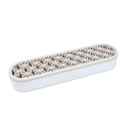 1pc Silicone Makeup Brush Holder, Silicone Makeup Brush Organizer, Multipurpose Nail Brush Organizer Storage For Sewing Craft Tools, Painting Pen Brushes, Nail Clipper