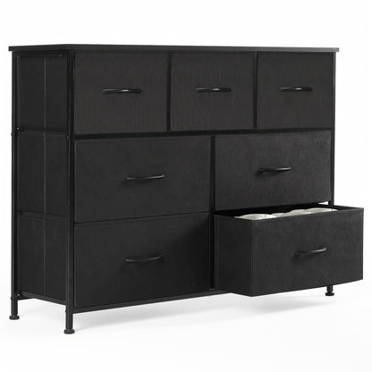 Dresser for bedroom 7 storage Spaces, assembled wardrobe lockers, bedroom furniture lockers