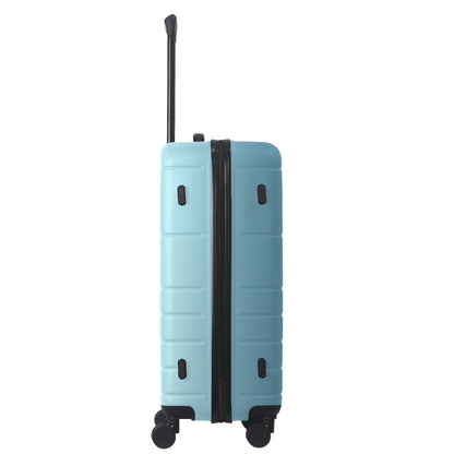 Luggage Sets ABS Hardshell 3pcs Luggage, Lightweight Durable Suitcase sets Spinner Wheels Suitcase with TSA Lock 20''24''28'' Available(Blue)