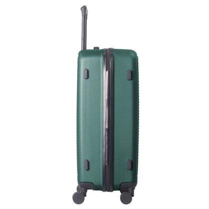 Luggage Sets ABS Hardshell 3pcs Luggage, Lightweight Durable Suitcase sets Spinner Wheels Suitcase with TSA Lock 20''24''28'' Available(Dark Green)