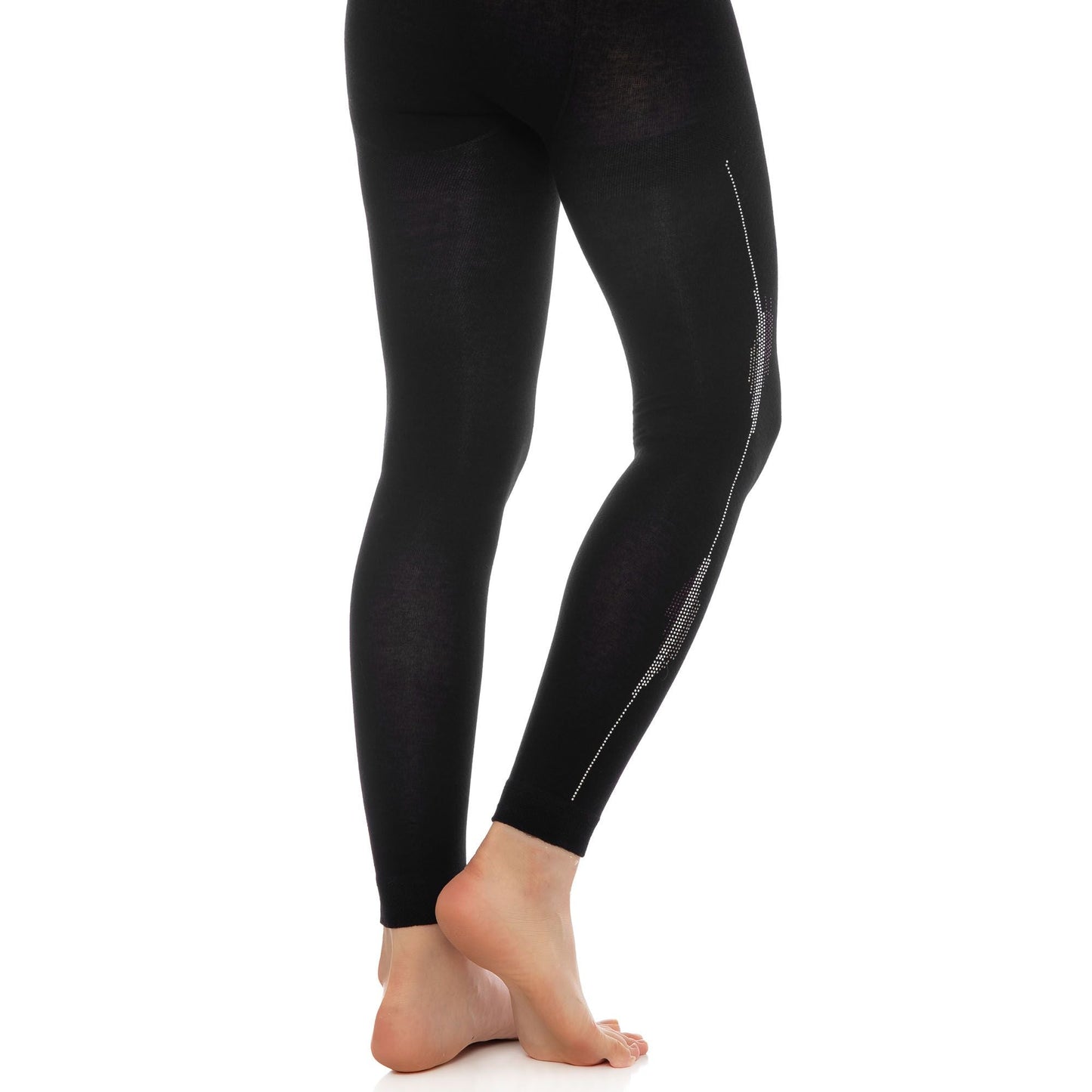 Bamboo Leggings for Women Soft Stretchy Full Length Elastic Leggings with Fancy Accessories