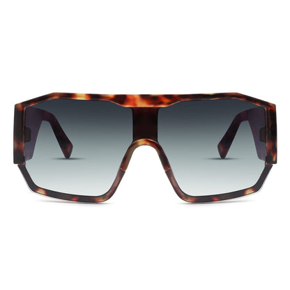 Retro Square Oversize Fashion Aviator Sunglasses