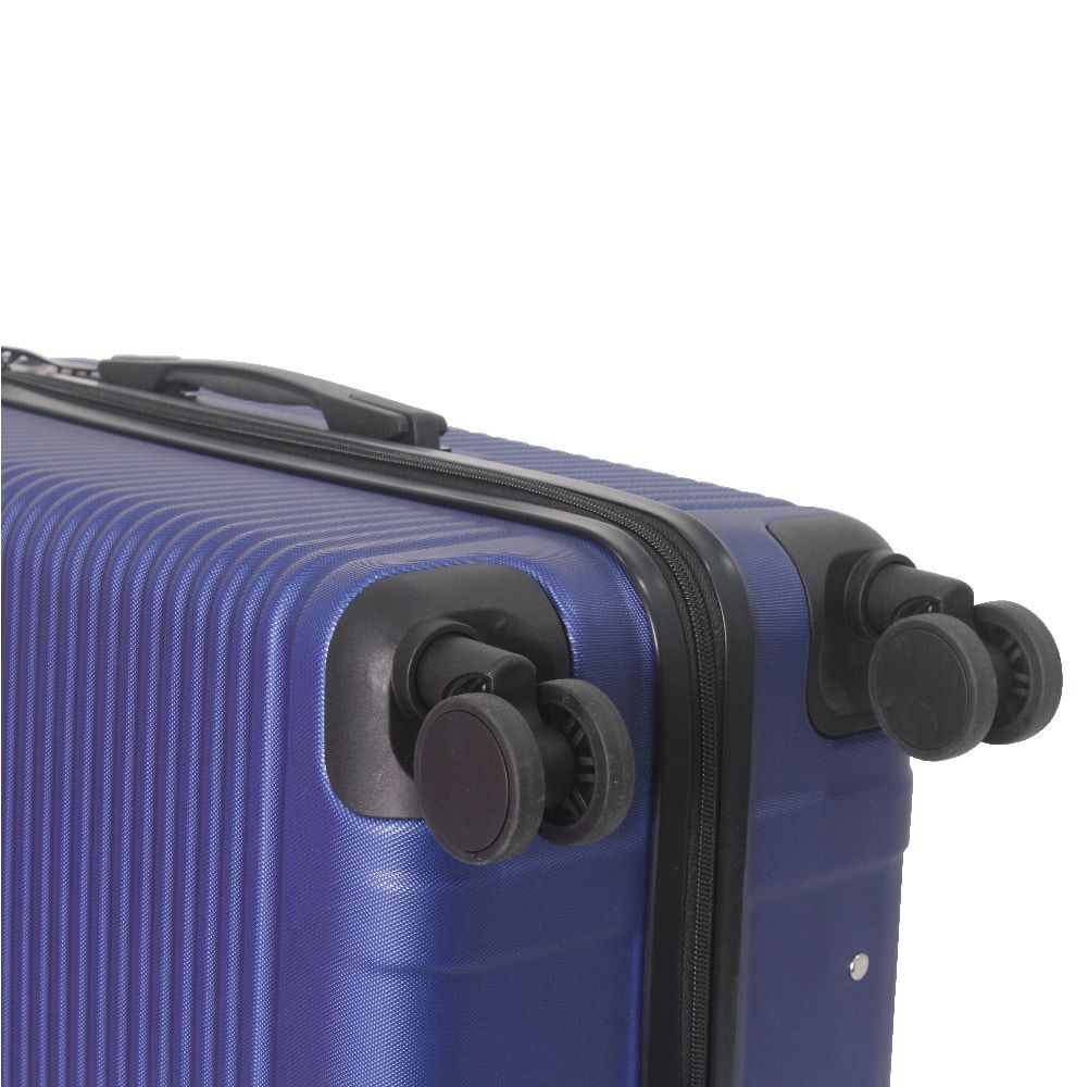 Luggage Sets ABS Hardshell 3pcs Luggage, Lightweight Durable Suitcase sets Spinner Wheels Suitcase with TSA Lock 20''24''28'' Available(Blue)