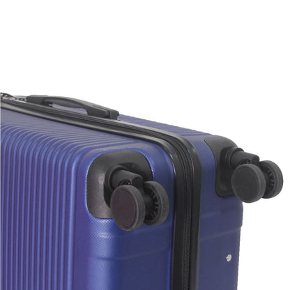 Luggage Sets ABS Hardshell 3pcs Luggage, Lightweight Durable Suitcase sets Spinner Wheels Suitcase with TSA Lock 20''24''28'' Available(Blue)