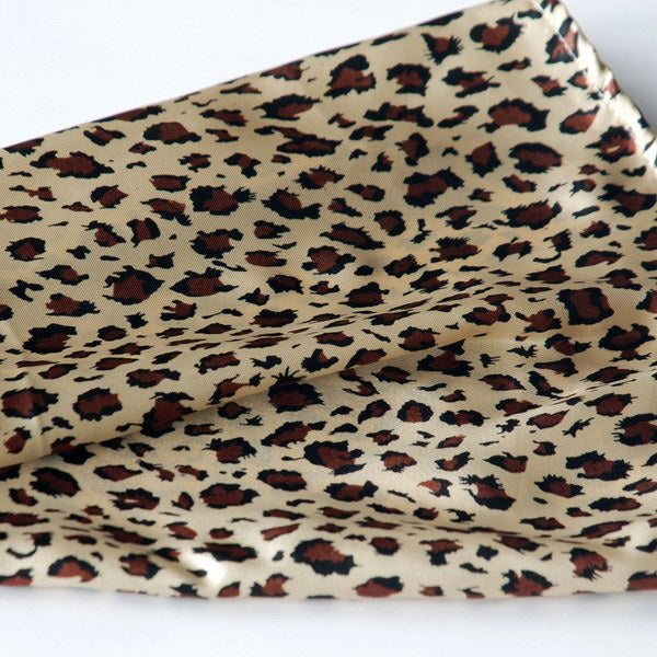 Blando Brown Leopard Stylish Delicately Soft Silky Scarf/Wrap/Shawl(Small)