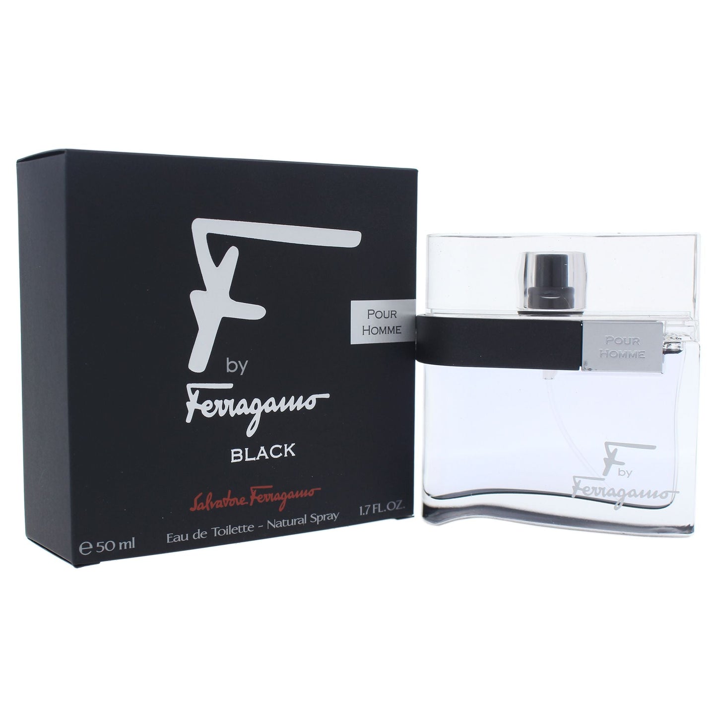 F Black by Salvatore Ferragamo for Men - 1.7 oz EDT Spray