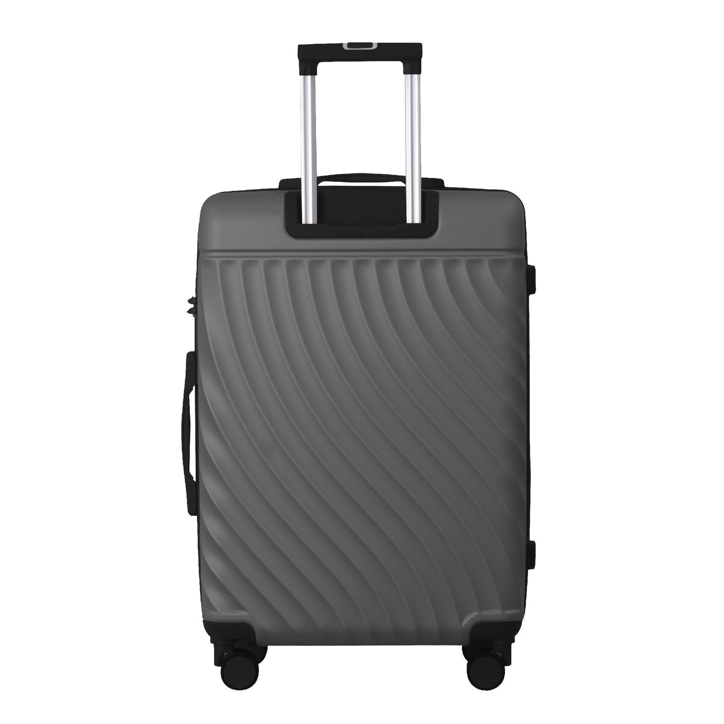 Luggage Sets ABS Hardshell 3pcs Luggage, Lightweight Durable Suitcase sets Spinner Wheels Suitcase with TSA Lock 20''24''28'' Available(Grey Ash)