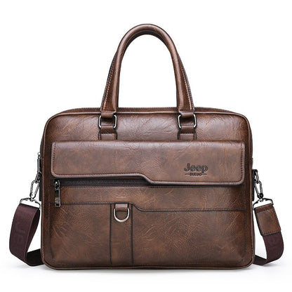 1pc New Fashion Men's One-shoulder Horizontal Travel Handbag