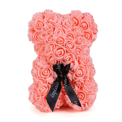 Rose Teddy Bear for Valentine's Day or Mother's Day Gifts