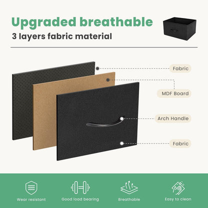 Desser For Bedroom With 7 Fabric Drawers Organizer Storage Closet Chest Clothes For Living Room Display Cabinet Of Furniture