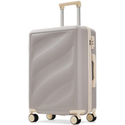 Luggage Set 3 Piece, Lightweight Durable ABS Suitcases with Spinner Wheels and TSA Lock, Carry-on & Checked Travel Luggage (20"/24"/28")