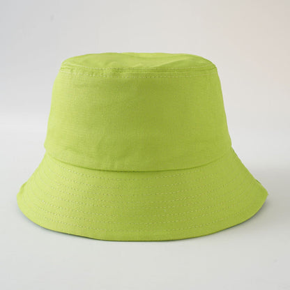 Spring and summer new fisherman hat simple solid color Korean version sun hat foldable men and women can wear basin hat