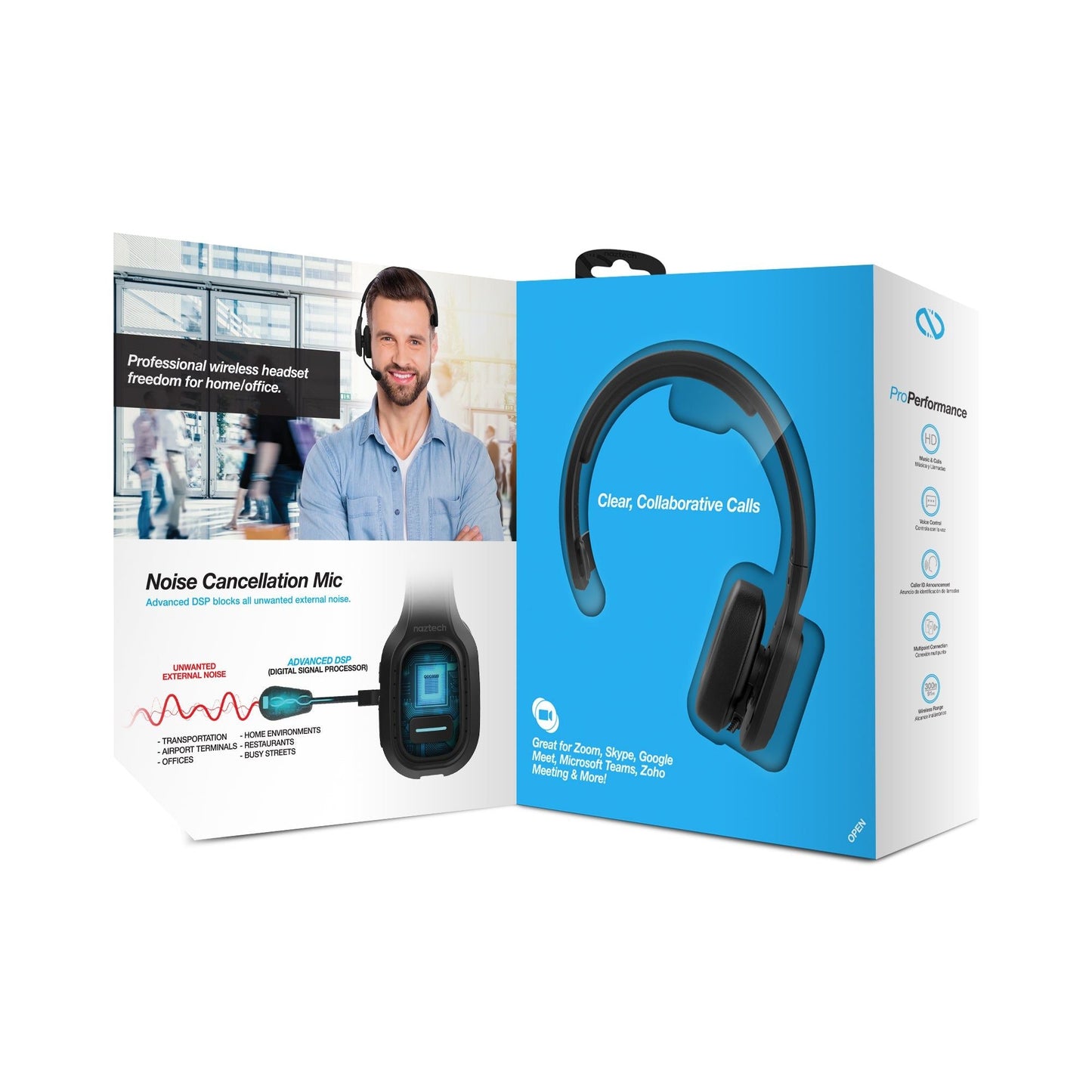 Naztech NXT-700 Xtreme Noise Cancelling Headset - Home