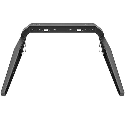 VEVOR Truck Roll Bar Chase Rack Adjustable with 6 Amber Auxiliary Side Marker Lamps, Universal Fit for Pickup Trucks