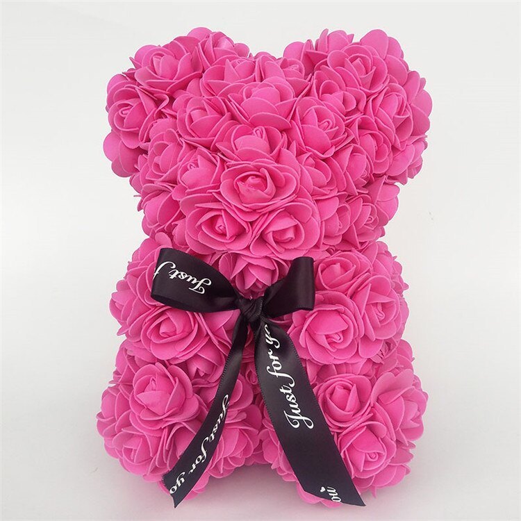 Rose Teddy Bear for Valentine's Day or Mother's Day Gifts