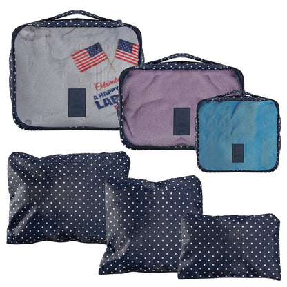 9Pcs/Set Clothes Storage Bags Water-Resistant Travel Luggage Organizer Clothing Packing Cubes for Blouse Hosiery Stocking Underwear