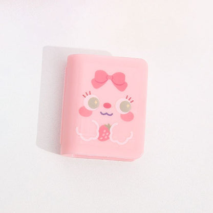 1pc Eraser Scrunchie For 2pcs Stationery Book Shaped Scrunchie Multifunction Creative Gift