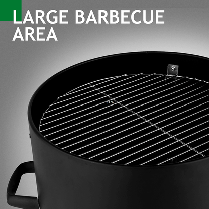 60608693 outdoor three-layer elliptical cylinder oven, temperature table control, exquisite technology, 3 in 1 iron carbon oven, portable charcoal grill, vertical steel charcoal smoke,