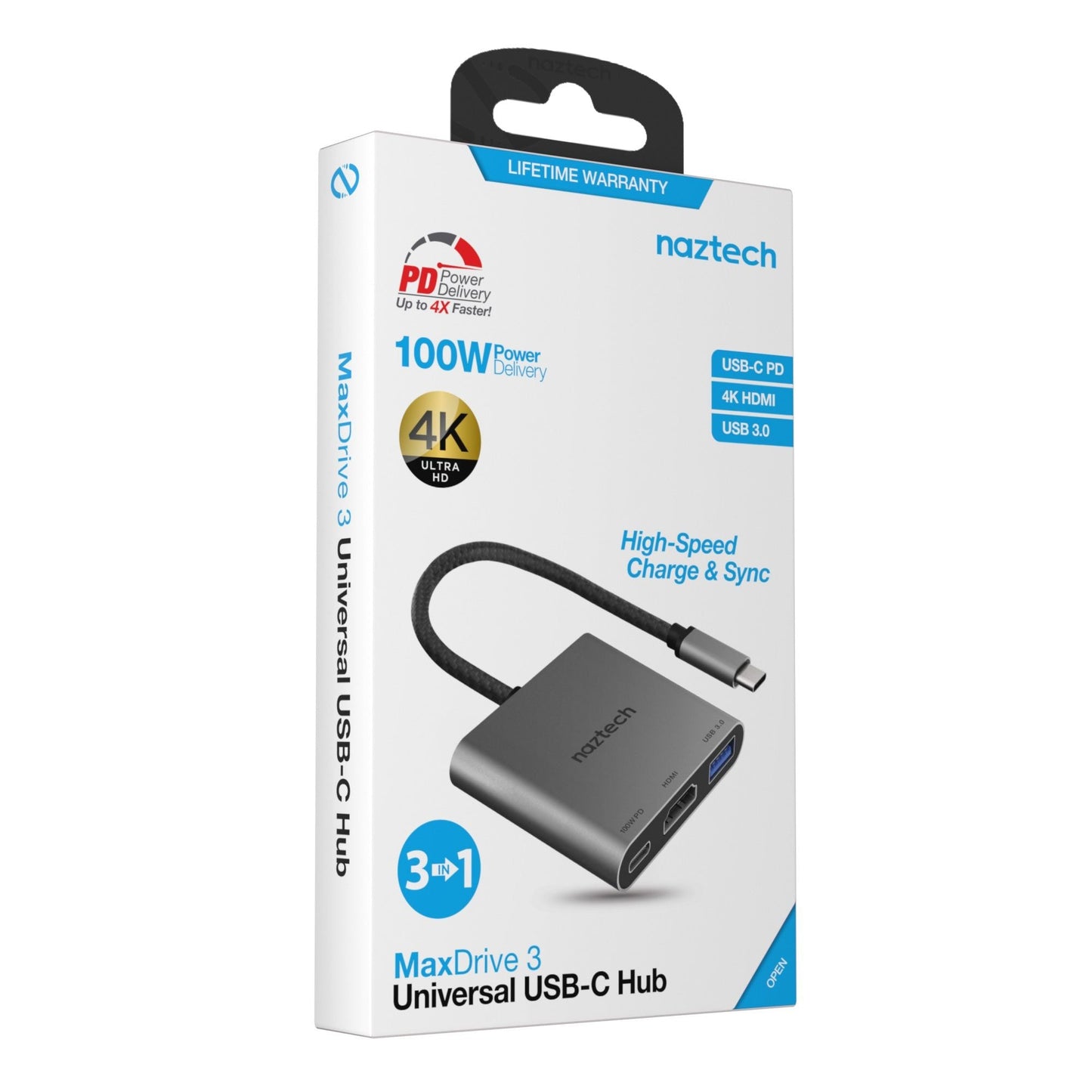 Naztech MaxDrive 3 Universal USB-C Hub