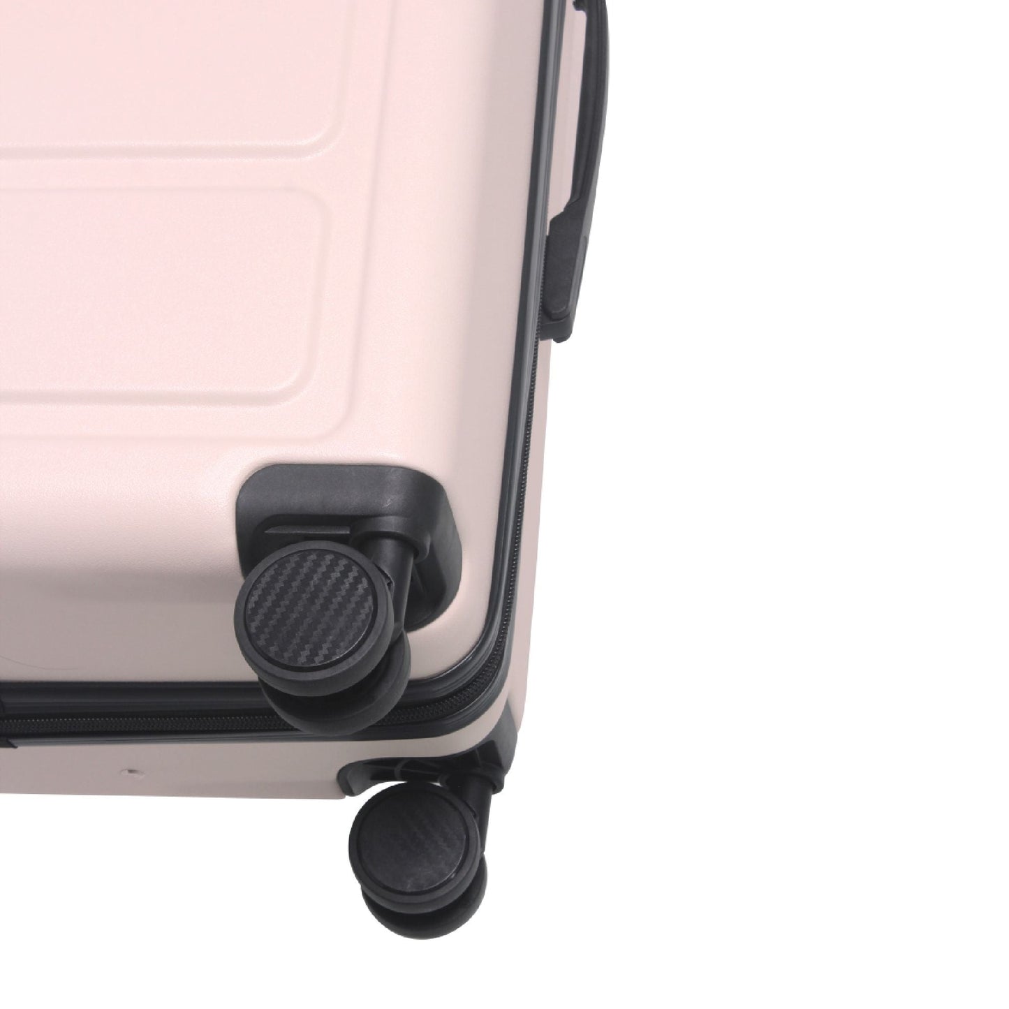 Luggage Sets ABS Hardshell 3pcs Luggage, Lightweight Durable Suitcase sets Spinner Wheels Suitcase 20''24''28'' (PINK)