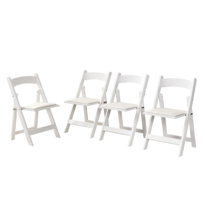 Upholstered folding chair, space saving, easy to carry, 4PCS, Dining room