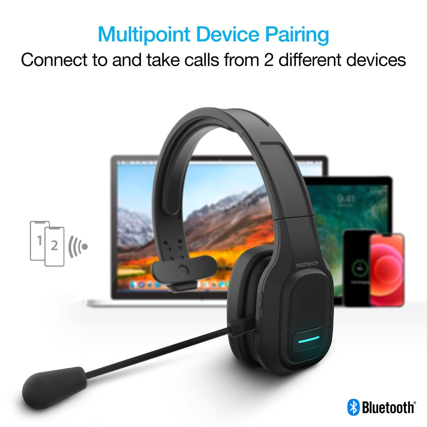Naztech NXT-700 Xtreme Noise Cancelling Headset - Home