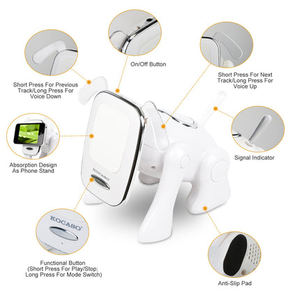 Puppy Dog Wireless Speaker Portable Mini Music Player Stereo Cute Animal Speaker