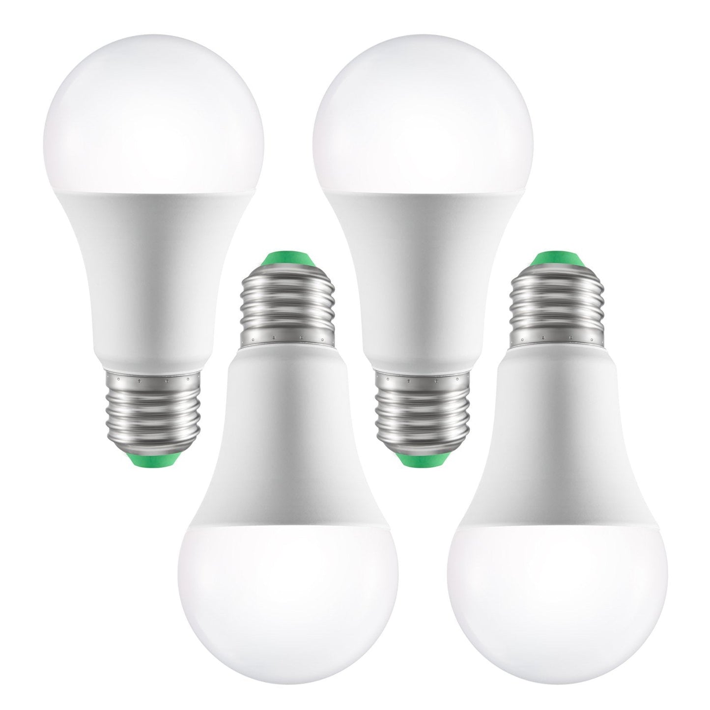 VEVOR Smart Light Bulbs, 4-Pack, 9W Multicolor LED Bulbs, 800 Lumens with Smart Control Compatibility for Vera, Google Assistant, Amazon Alexa, iOS, Android, RGB Color Changing