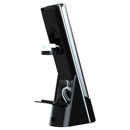 Led Table Lamp 15w Wireless Charger Compatible For Iwatch Airpods Fast Charging Station Multi-functional Clock Charge Dock Stand
